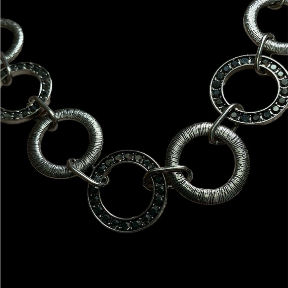 Modern day Madonna, silver necklace, and earring set - Picture 1 of 7